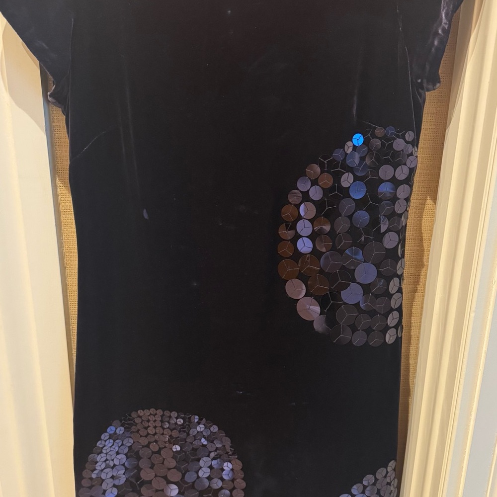 Boden purple velvet dress